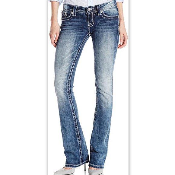 Miss Me Denim - Miss Me Jeans Signature Embellished Bootcut